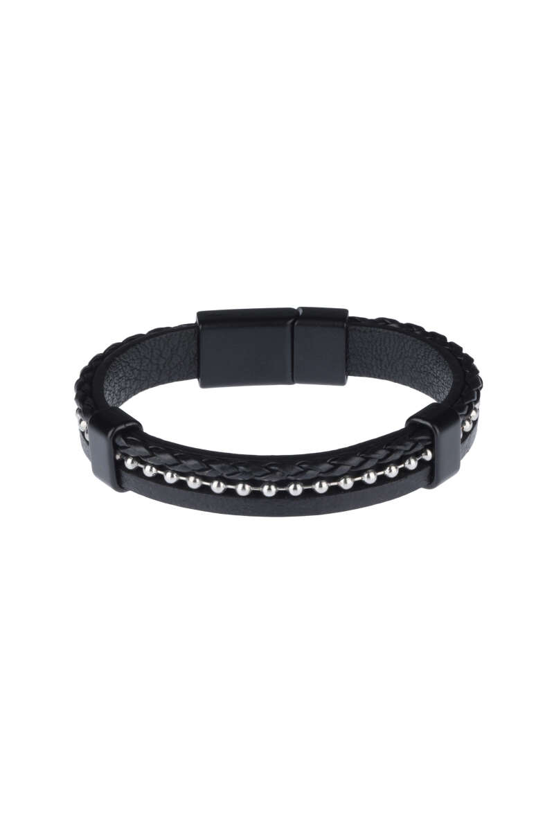 100% Deri Erkek Bileklik - Saykı