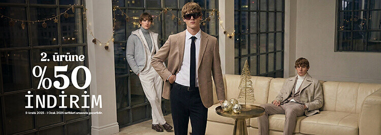 Sepette İlk Ürün %20 Sonraki Ürünlerde %50 İndirim
