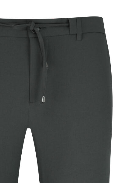 Antrasit Rahat Kesim Yandan Cepli Jogger Pantolon - 2