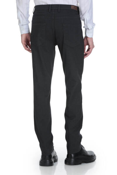 Antrasit Regular Fit 5 Cep Pamuklu Kot Pantolon - 6