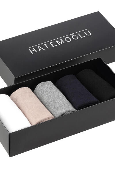 Erkek Bambu 5’li Konforlu Kısa Çorap Seti - 7