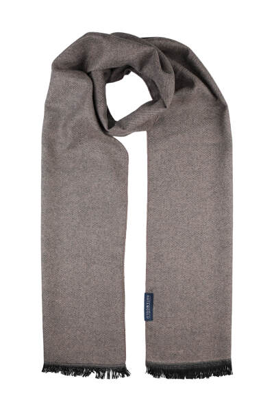 Bej Çift Taraflı Atkı 