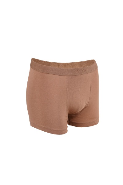 Bej Pamuklu Boxer 