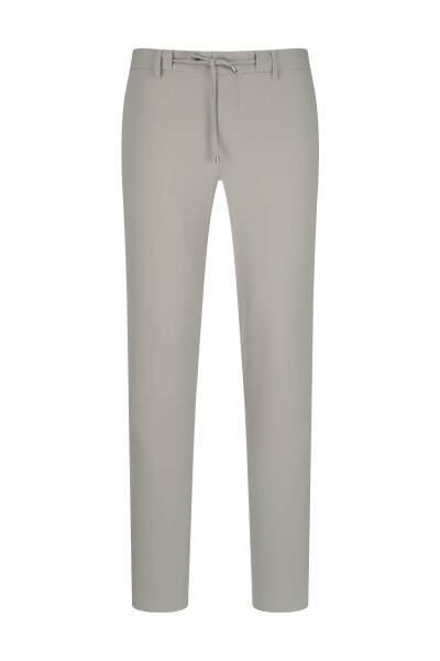 Bej Rahat Kesim Yandan Cepli Jogger Pantolon 