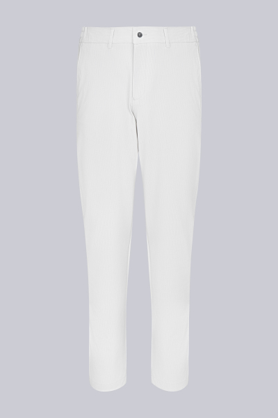 Bej Slim Fit Çizgili Mono Yaka Takım Elbise - 4