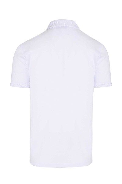 Beyaz Polo Yaka Tişört - 2