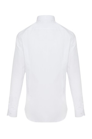 Beyaz Slim Fit Spor Gömlek - 2