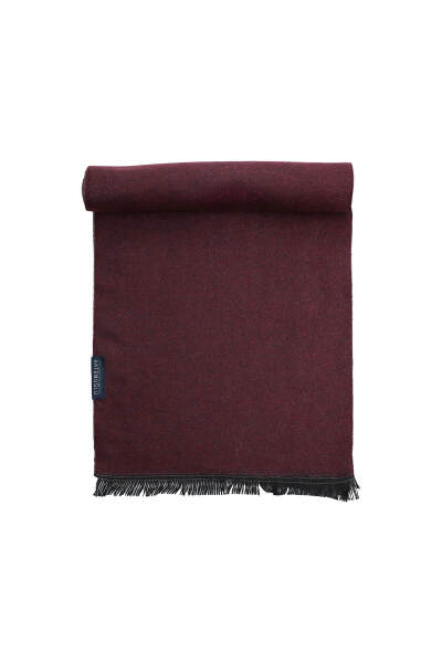 Bordo Çift Taraflı Atkı - 4