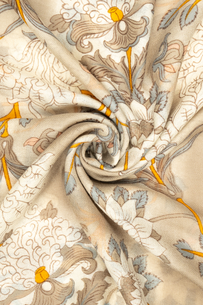 Hatemoğlu Desenli 100% Yün Atkı - 3