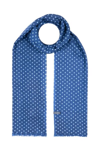 Desenli 100% Yün Atkı 