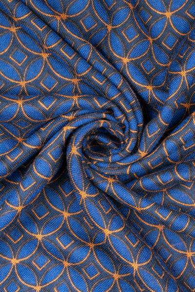 Desenli 100% Yün Atkı - 2