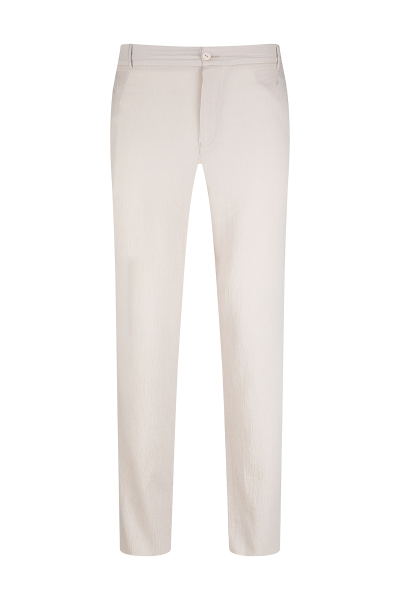 Ekru Regular Fit Yandan Cepli 100% Pamuk Jogger Pantolon 