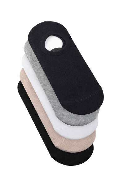 Erkek 5'li Kaydırmaz Bambu Çorap Seti - 2