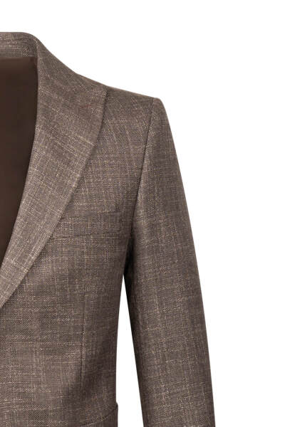 Fındık Regular Fit Sivri Yaka Klasik Ceket - 3