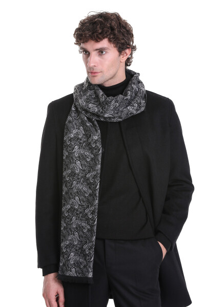 Gri Çift Taraflı Atkı - 4