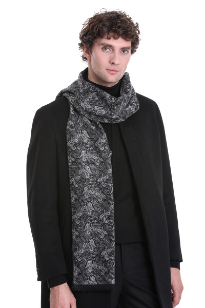 Gri Çift Taraflı Atkı - 5