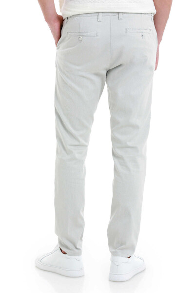 Gri Dinamik Fit Düz Yandan Cepli Jogger Pantolon - 5