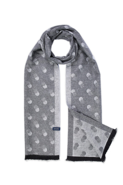 Gri - K.Gri Çift Taraflı Atkı - 2