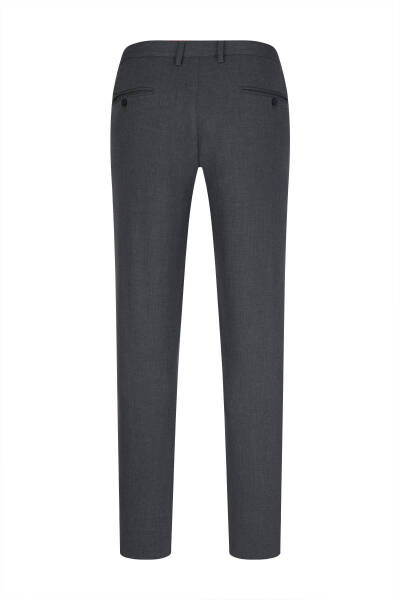 Gri Rahat Kesim Yandan Cepli Jogger Pantolon - 3