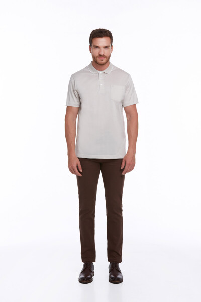 Taş Regular Fit Merserize Polo Yaka %100 Pamuk Tişört - 2