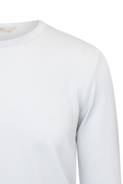 Gri Regular Fit Bisiklet Yaka Rayon Triko Kazak - 3