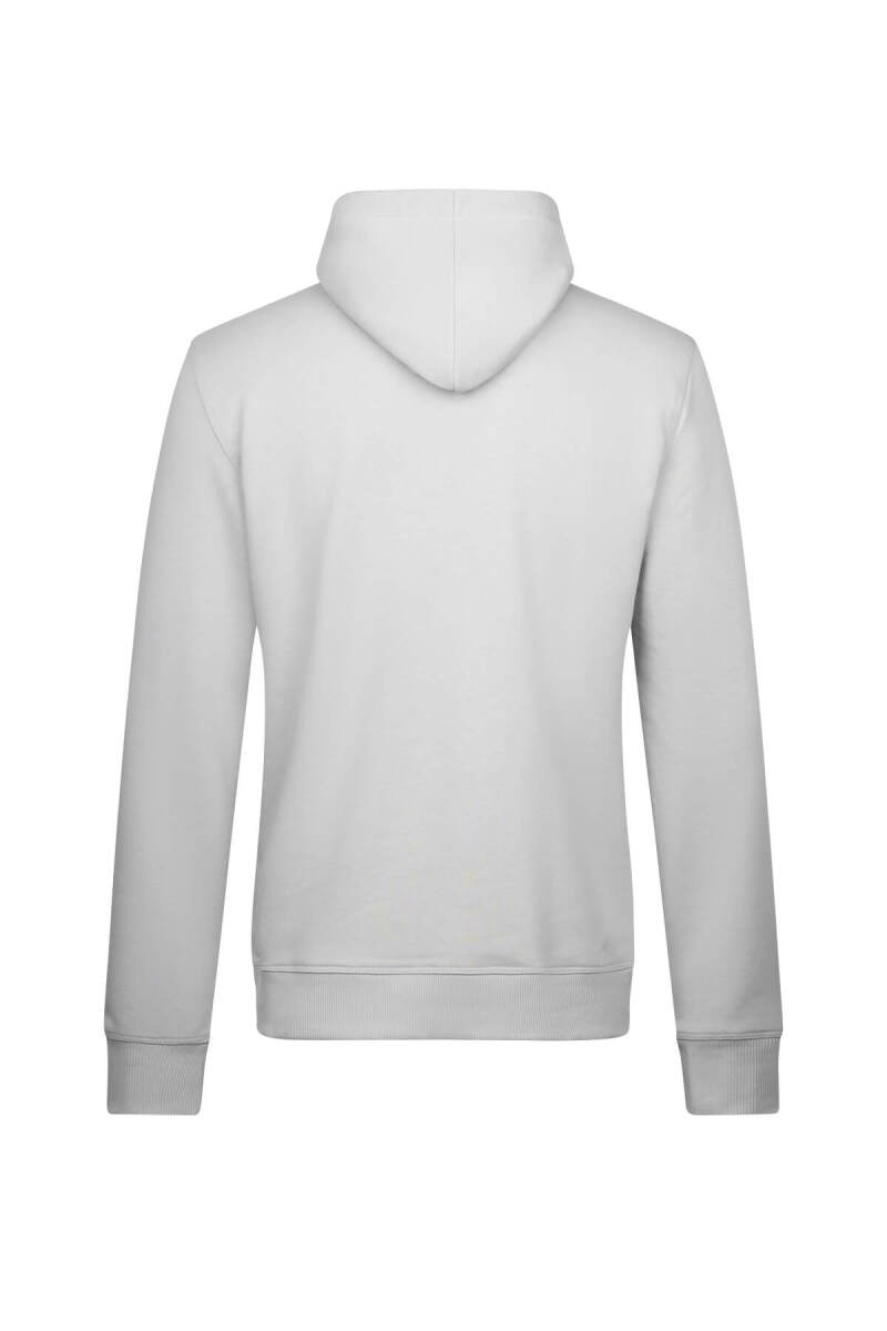 Gri Regular Fit Pamuklu Kapüşonlu Kanguru Cepli Sweatshirt - HTML (1)