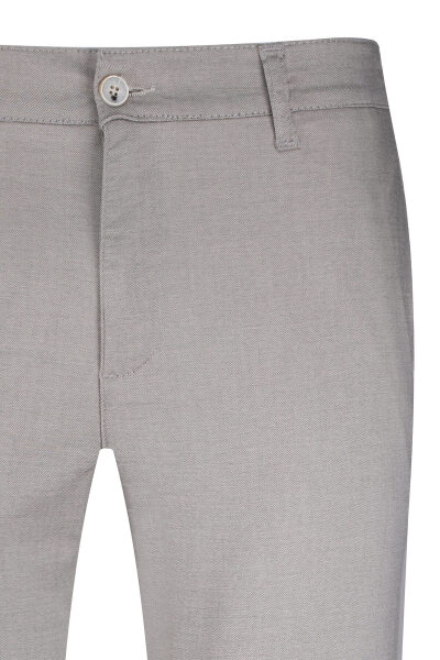 Gri Regular Fit Yandan Cepli Pamuklu Jogger Pantolon - 2