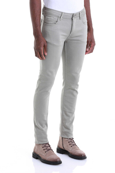 Taş Slim Fit Pamuklu 5 Cep Kanvas Pantolon - 2