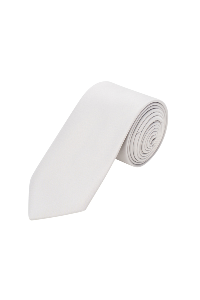 Su ve Leke Tutmayan 7 Cm Gri Kravat ve Mendil Seti - Hatemoğlu (1)