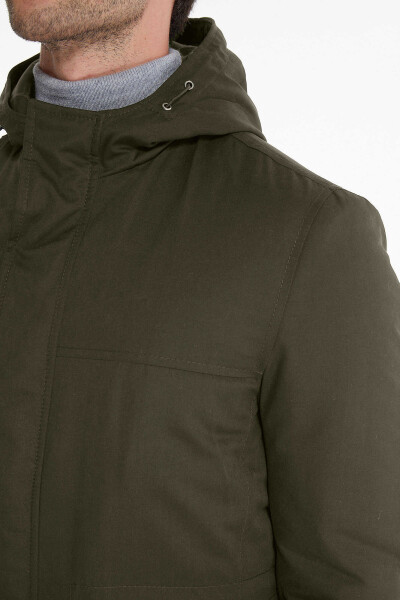 Boeno Kapüşonlu Hakim Yaka Kaban - 7