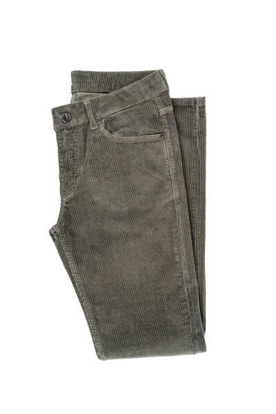 Haki Dinamik Fit 5 Cep Casual Kadife Pantolon - HATEM SAYKI