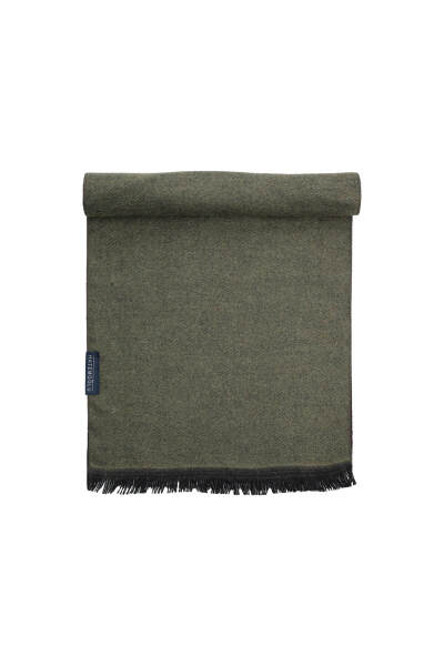 Haki - Kahverengi Çift Taraflı Atkı - 3