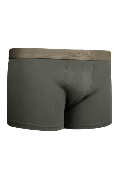 Haki Pamuklu Boxer 