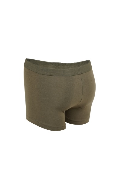 Haki Pamuklu Boxer - 3