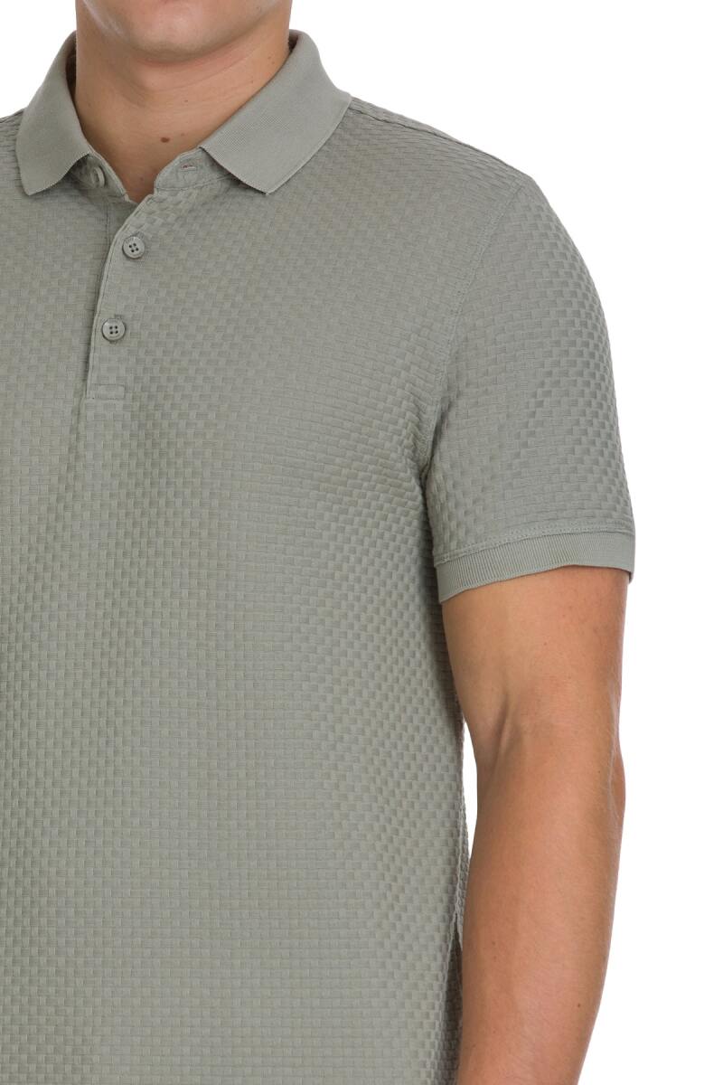 Haki Regular Fit 100% Pamuk Polo Yaka Merserize Tişört - SAYKI (1)