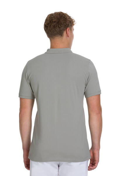 Haki Regular Fit 100% Pamuklu Polo Yaka Tişört - 5