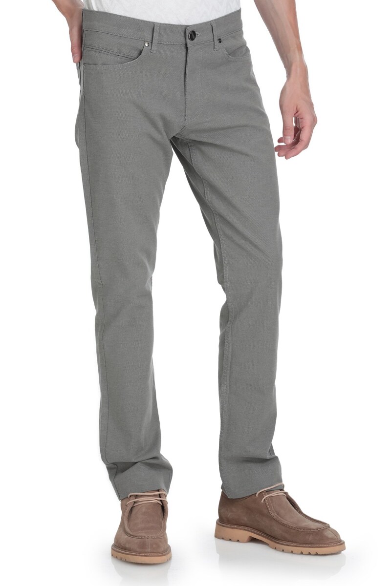 Haki Regular Fit Pamuklu 5 Cep Kanvas Pantolon - Hatemoğlu (1)