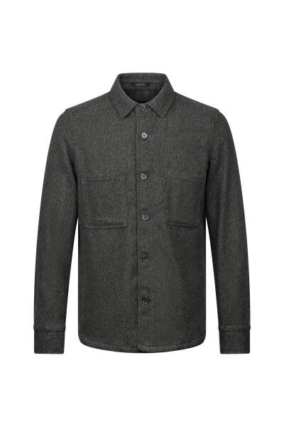Haki Regular Fit Pamuklu Overshirt Gömlek Ceket - 1