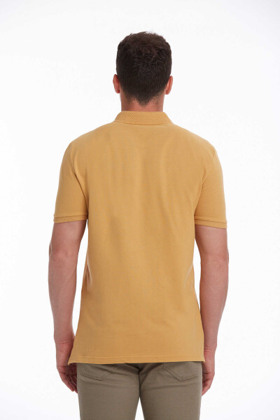 Hardal Regular Fit 100% Pamuk Polo Yaka Tişört - 13