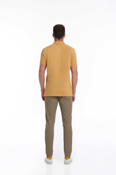 Hardal Regular Fit 100% Pamuk Polo Yaka Tişört - 12