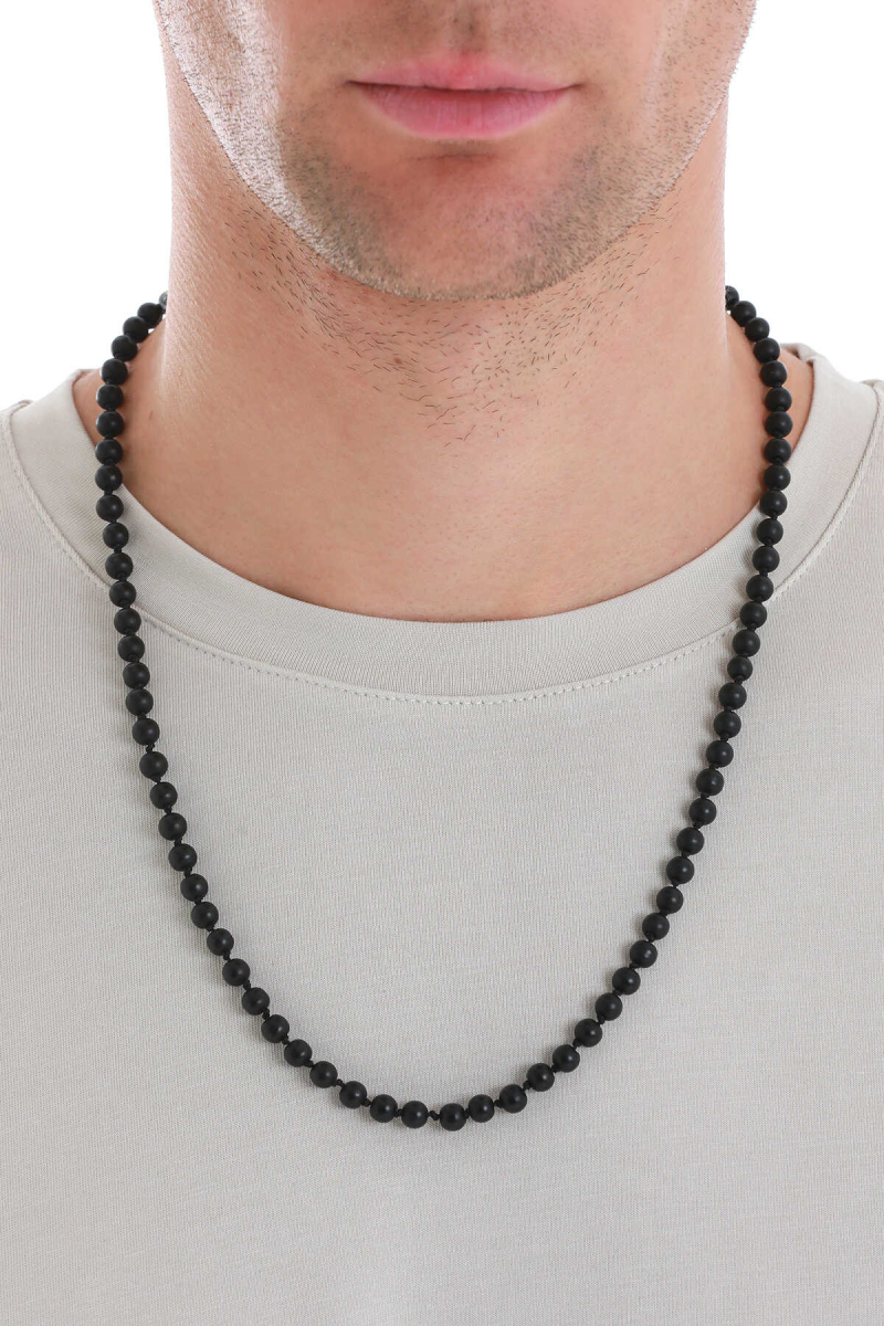 Hatemoğlu Doğal Taşlı Erkek Kolye - Hatem Saykı