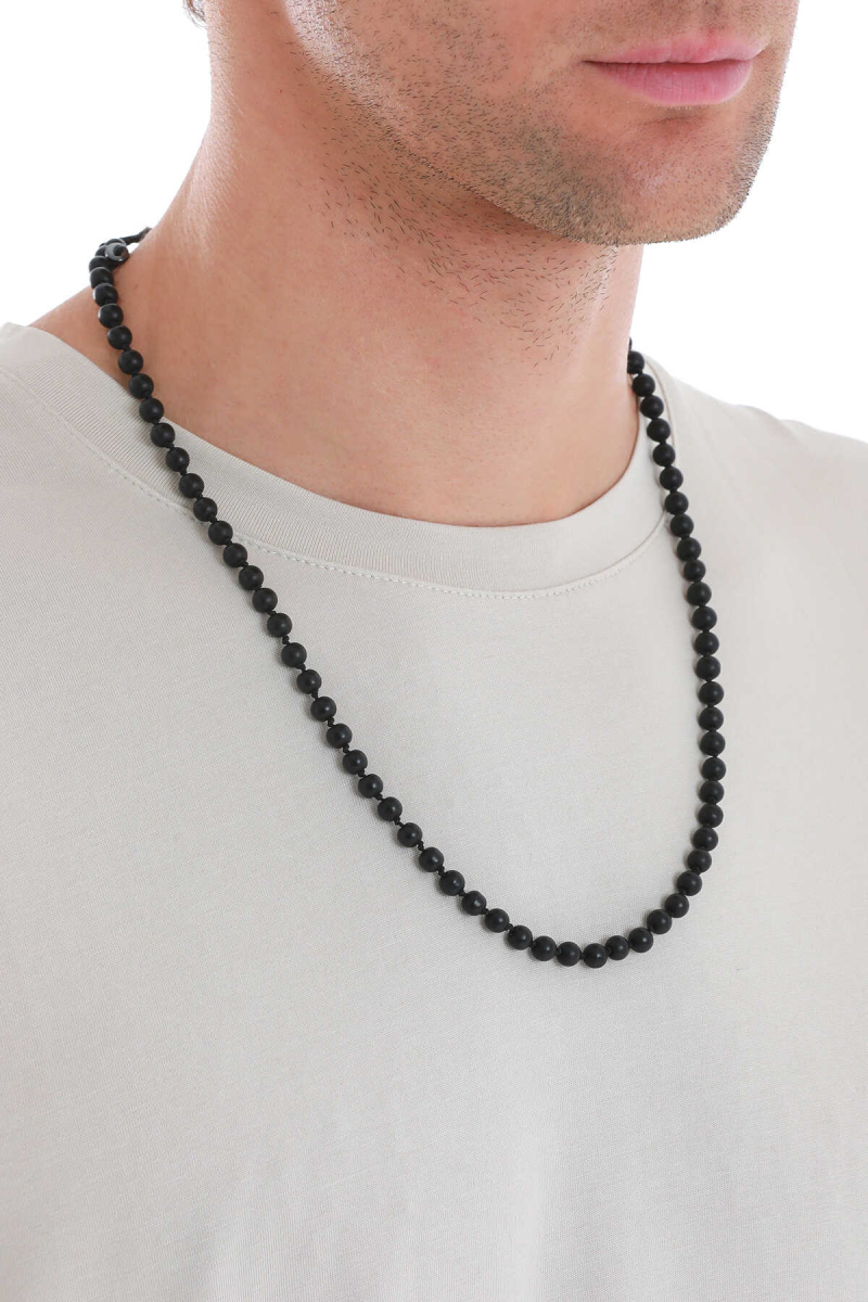 Hatemoğlu Doğal Taşlı Erkek Kolye - Hatem Saykı (1)