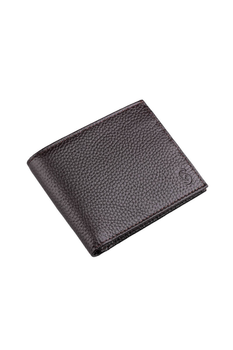 Kahverengi 100% Deri Cüzdan - Saykı