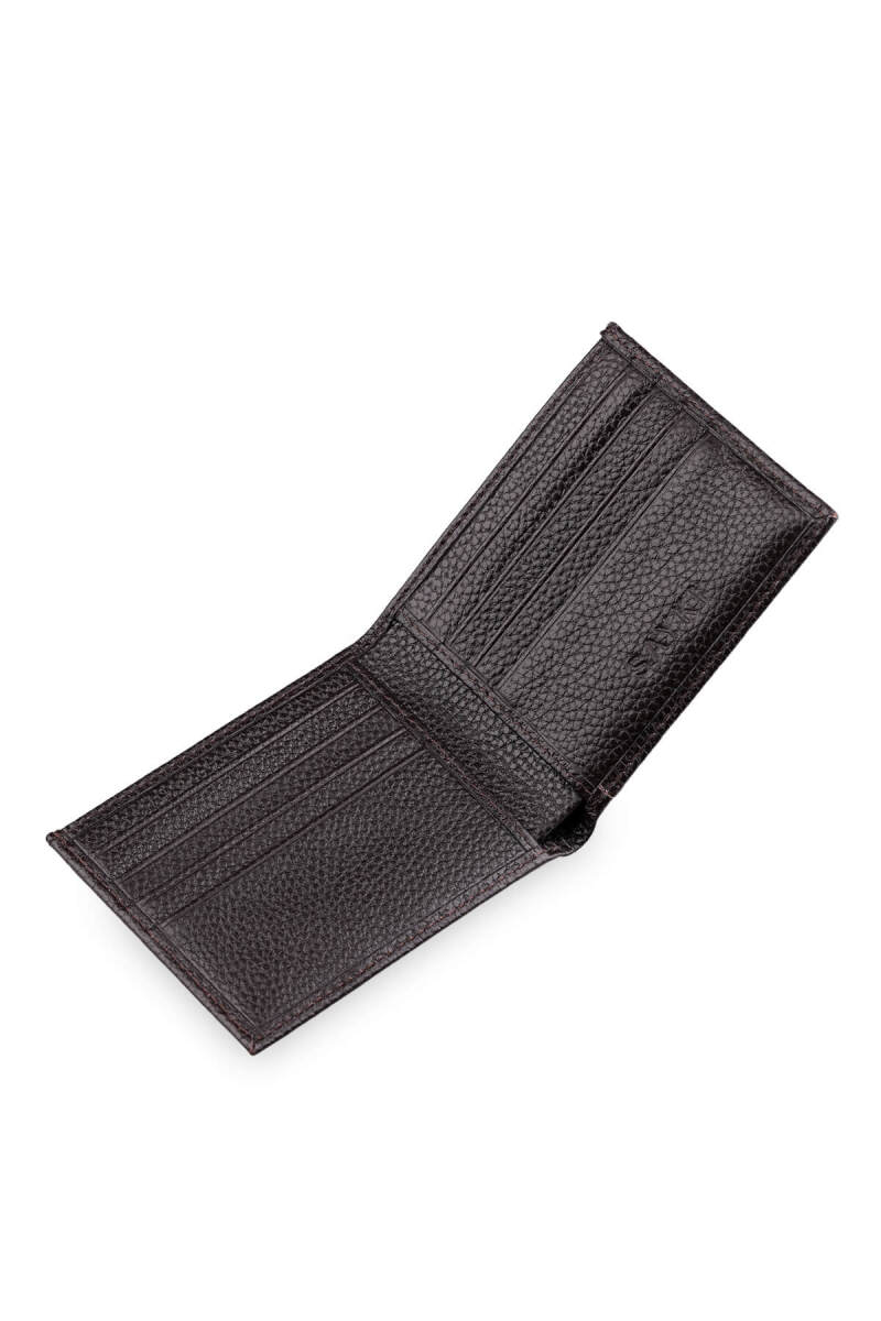 Kahverengi 100% Deri Cüzdan - Saykı (1)