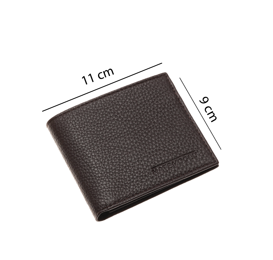 Kahverengi Kutulu %100 Hakiki Deri Erkek Cüzdan - Hatemoğlu (1)