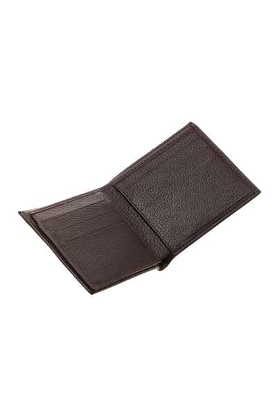 Kahverengi Kutulu %100 Hakiki Deri Erkek Cüzdan - 3