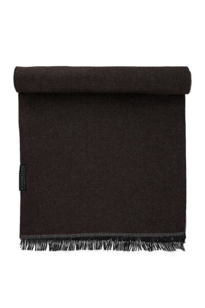 Kahverengi Çift Taraflı Atkı - 4