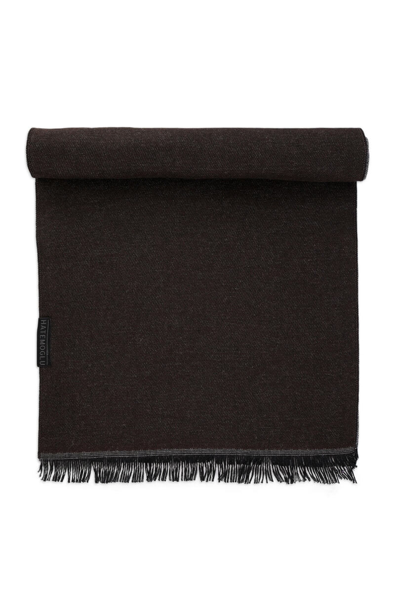 Kahverengi Çift Taraflı Atkı - Hatemoğlu (1)