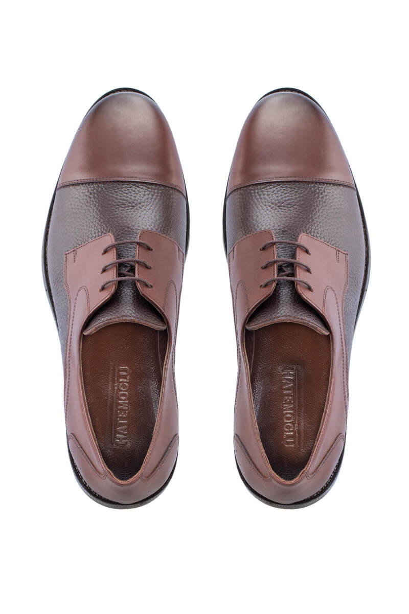 Kahverengi Klasik 100% Hakiki Deri Ayakkabı - Hatemoğlu (1)