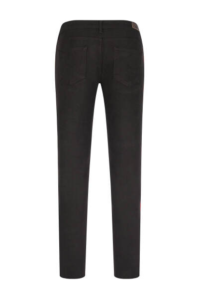 Kahverengi Rahat Kesim 5 Cep Kanvas Pantolon - 3